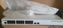 Router Switch Mikrotik CRS326-24G-2S+RM DualOS SFP+ 10gb 1Uc