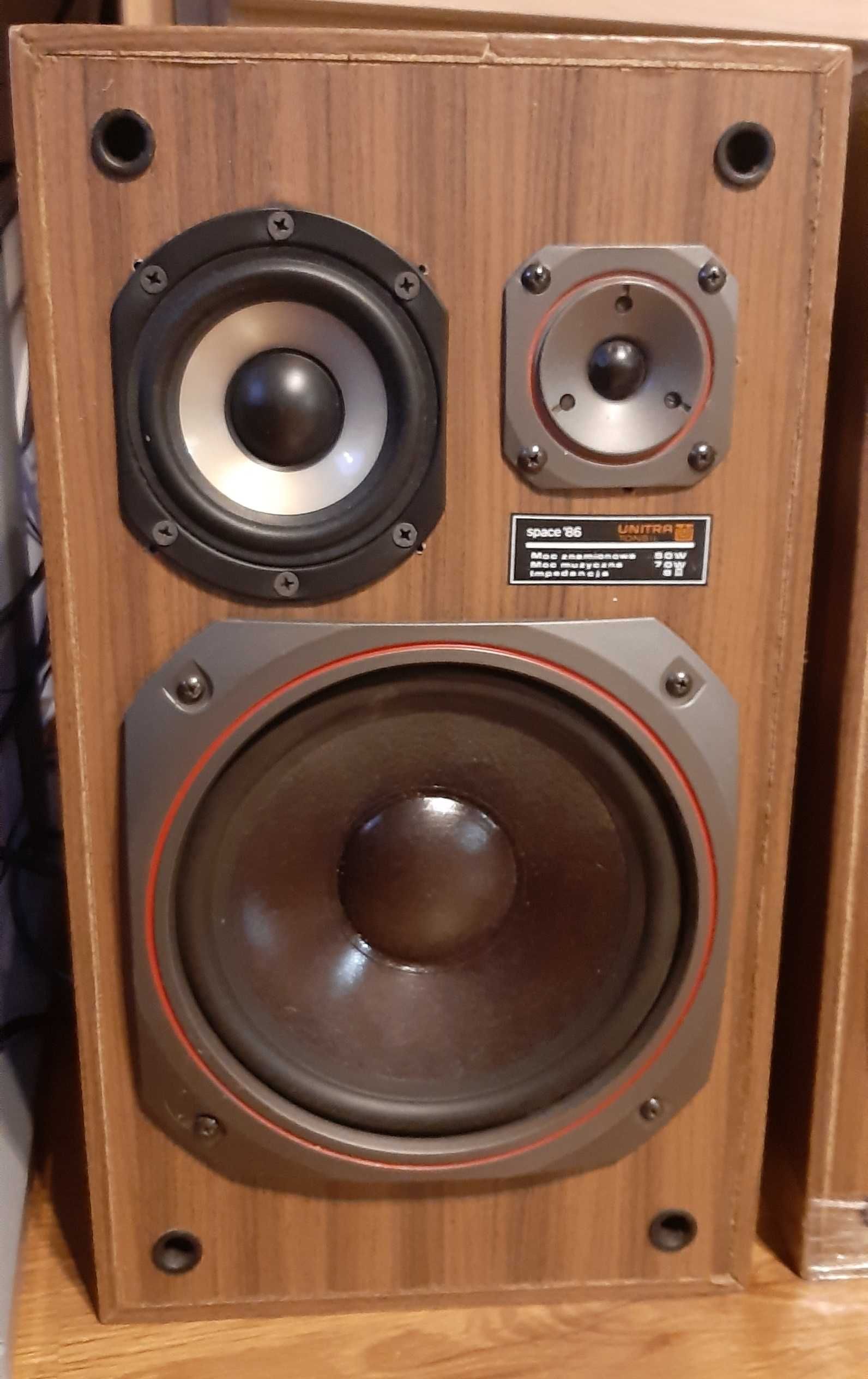 kolumny Tonsil Space 86 Unitra, zn 50W, muz 70W, 8 ohm