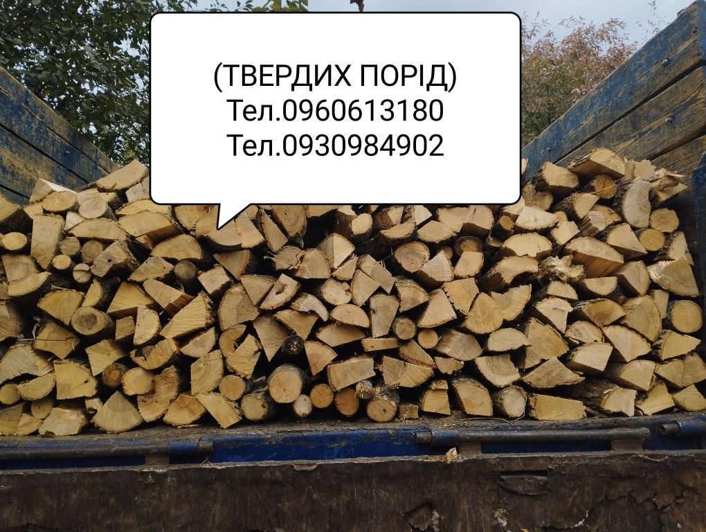 Продам дрова рубані та метровки
