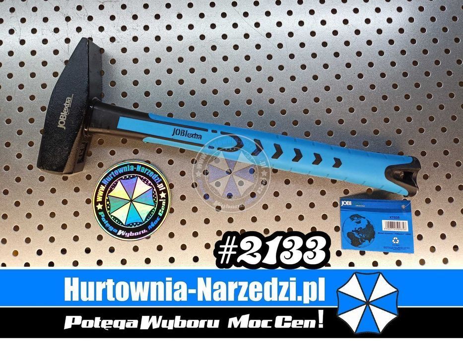 Młotek 1kg Młotek ślusarski FIBERGLASS 1000g młotek 1000g