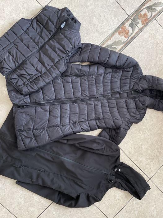 Kurtka przejsciowa bezrekawnik softshell zestaw