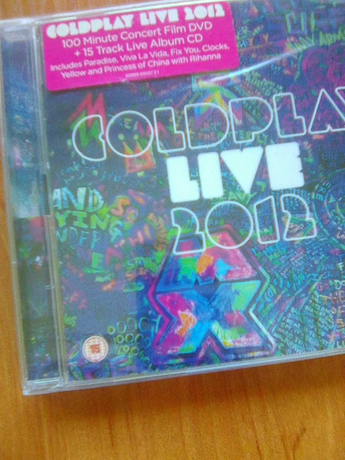 Coldplay Live 2012 CD + DVD / folia /