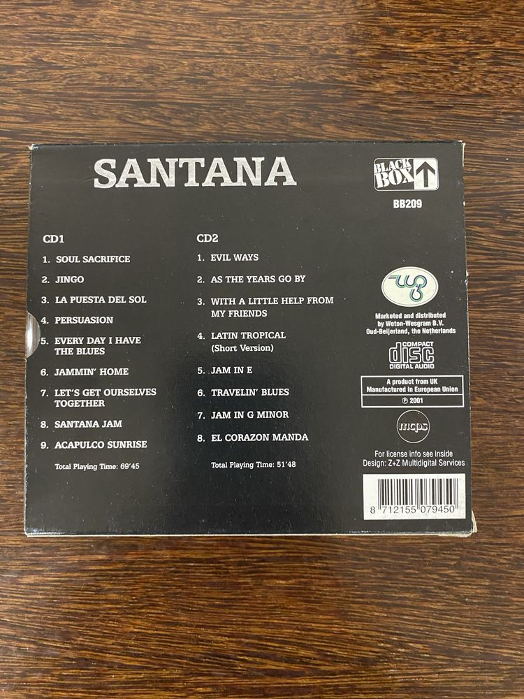 CD duplo Santana - Jingo