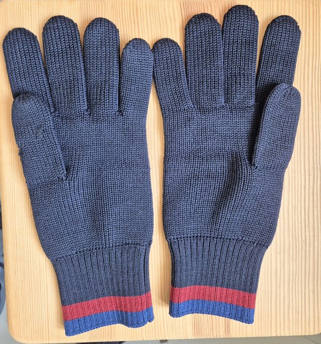 мужские перчатки шерстяные Lacoste