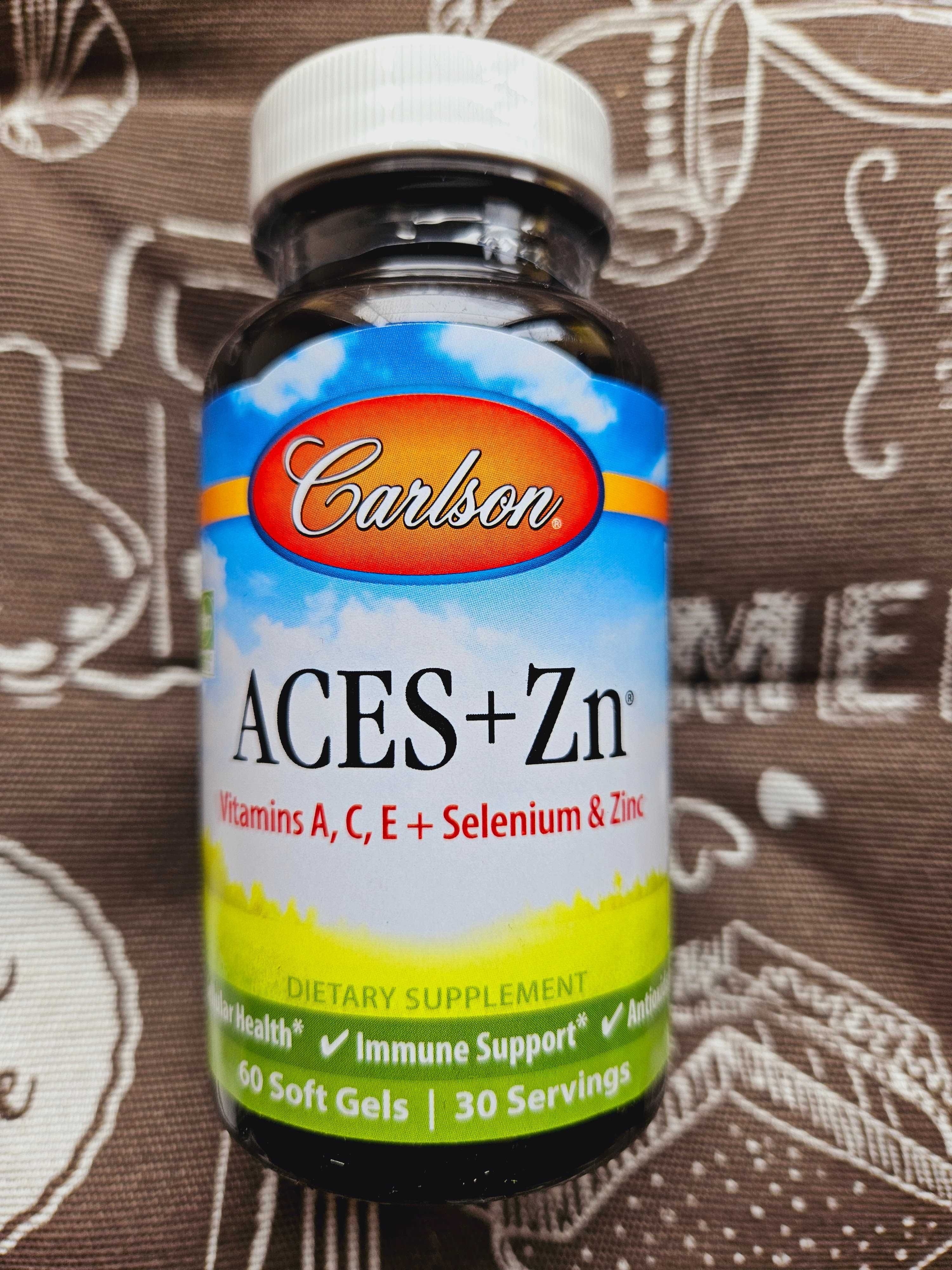 Carlson  ACES комплекс вітаміни A C E та селен цинк витамины карлсон