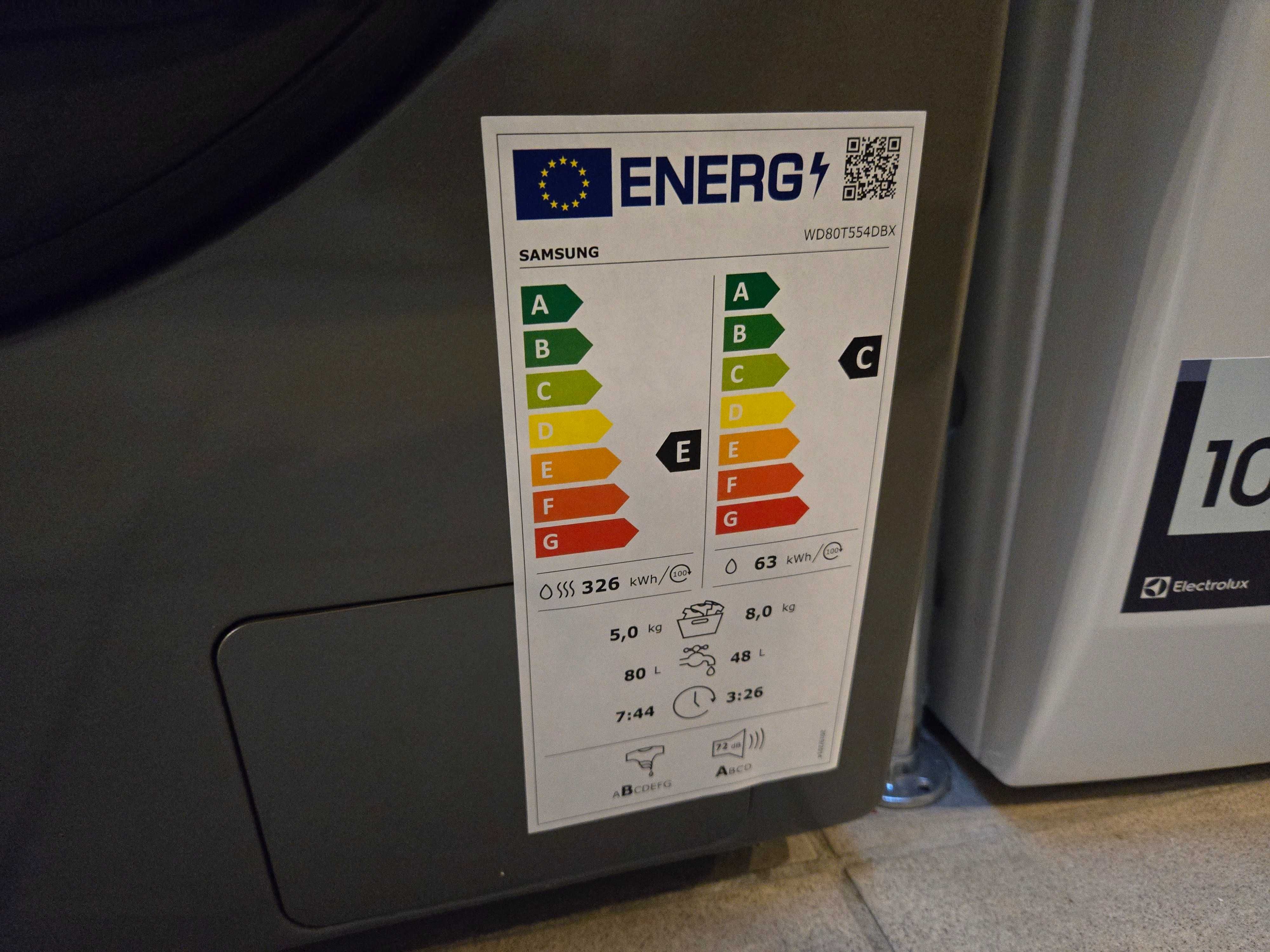 JANKI, ul. WSPÓLNA 6 Pralko-suszarka Samsung WD80T554DBX
