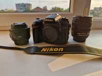 Професійна дзеркальна камера Nikon d7100 та 2 об'єктиви