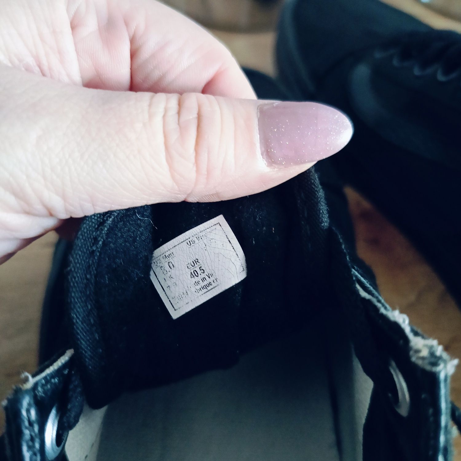 Trampki Vans 40,5 czarne