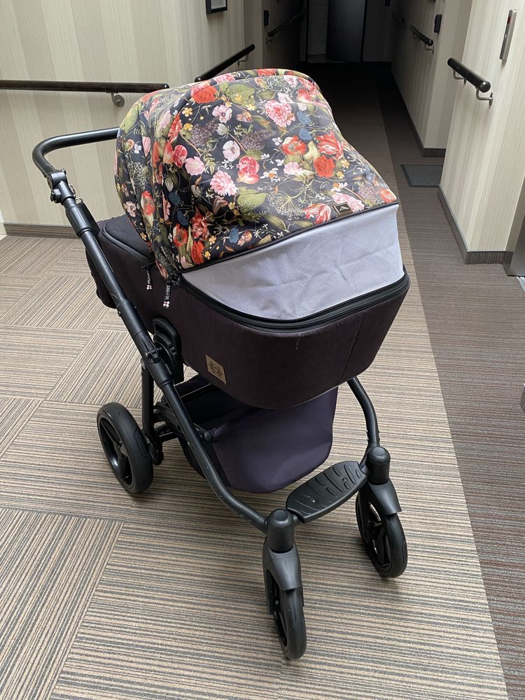 Wózek Adamex FLOWERS Reggio 4w1 + gratis