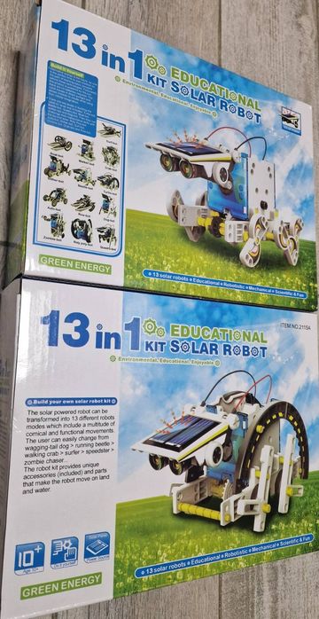 конструктор робот 13 в 1 на сонячній панелі .