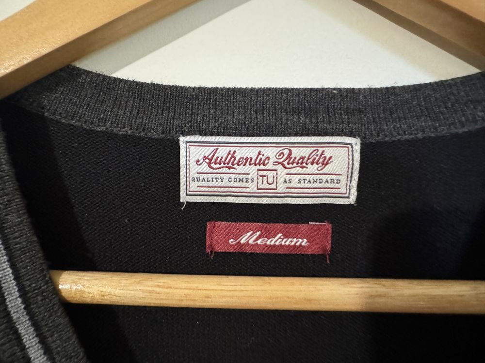 Sweter meski czarny