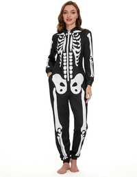 Kostium damski, szkielet, kościotrup, przebranie na Halloween rozm. S