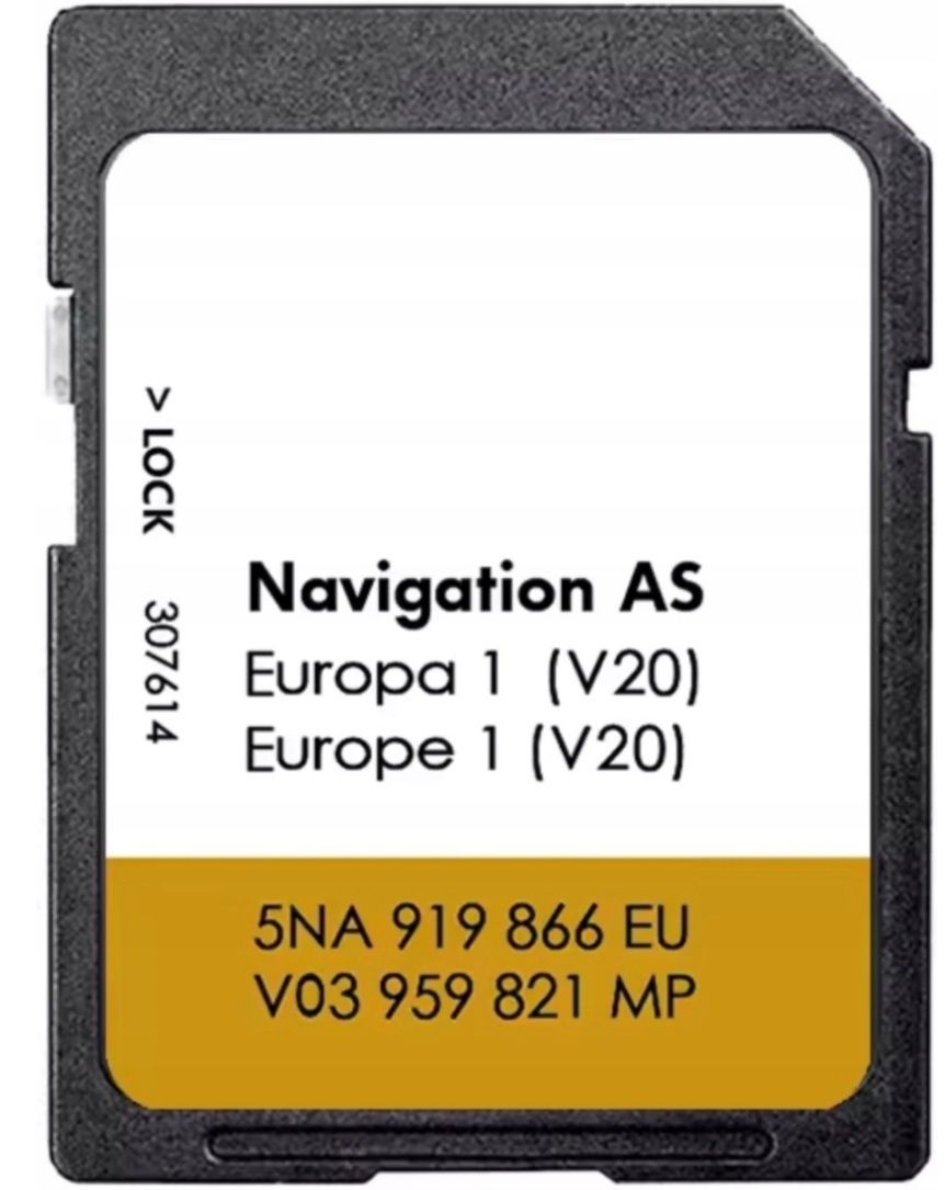 Karta nawigacji VW Skoda Seat  2025 najnowsza wersja (V20) full Europa