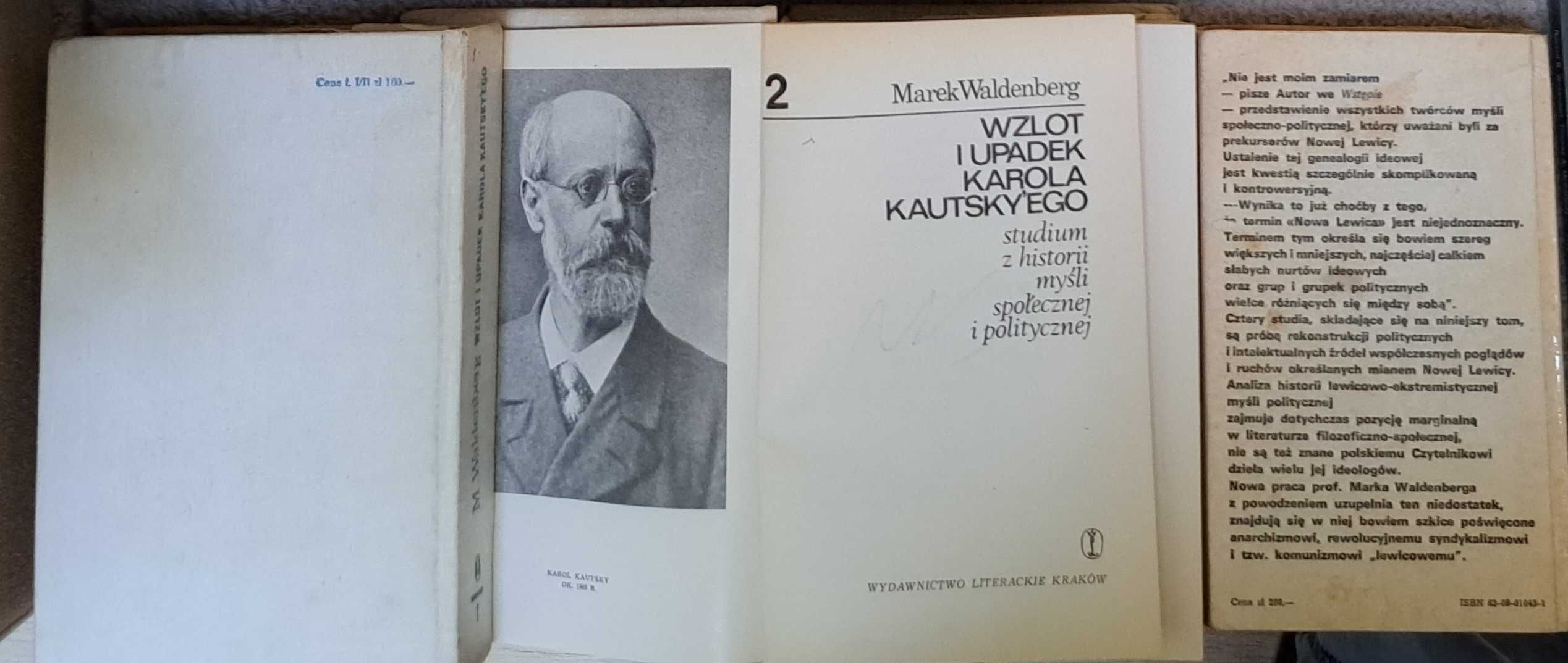 Prekursorzy Nowej Lewicy Waldenberg Wzlot i upadek Karola Kautsky'ego