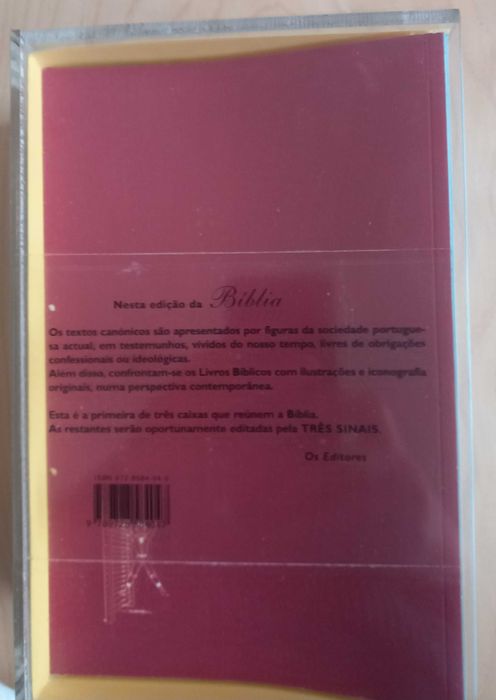 Bíblia [ed. Três Sinais em caixa de acrílico com 15 livros bíblicos]
