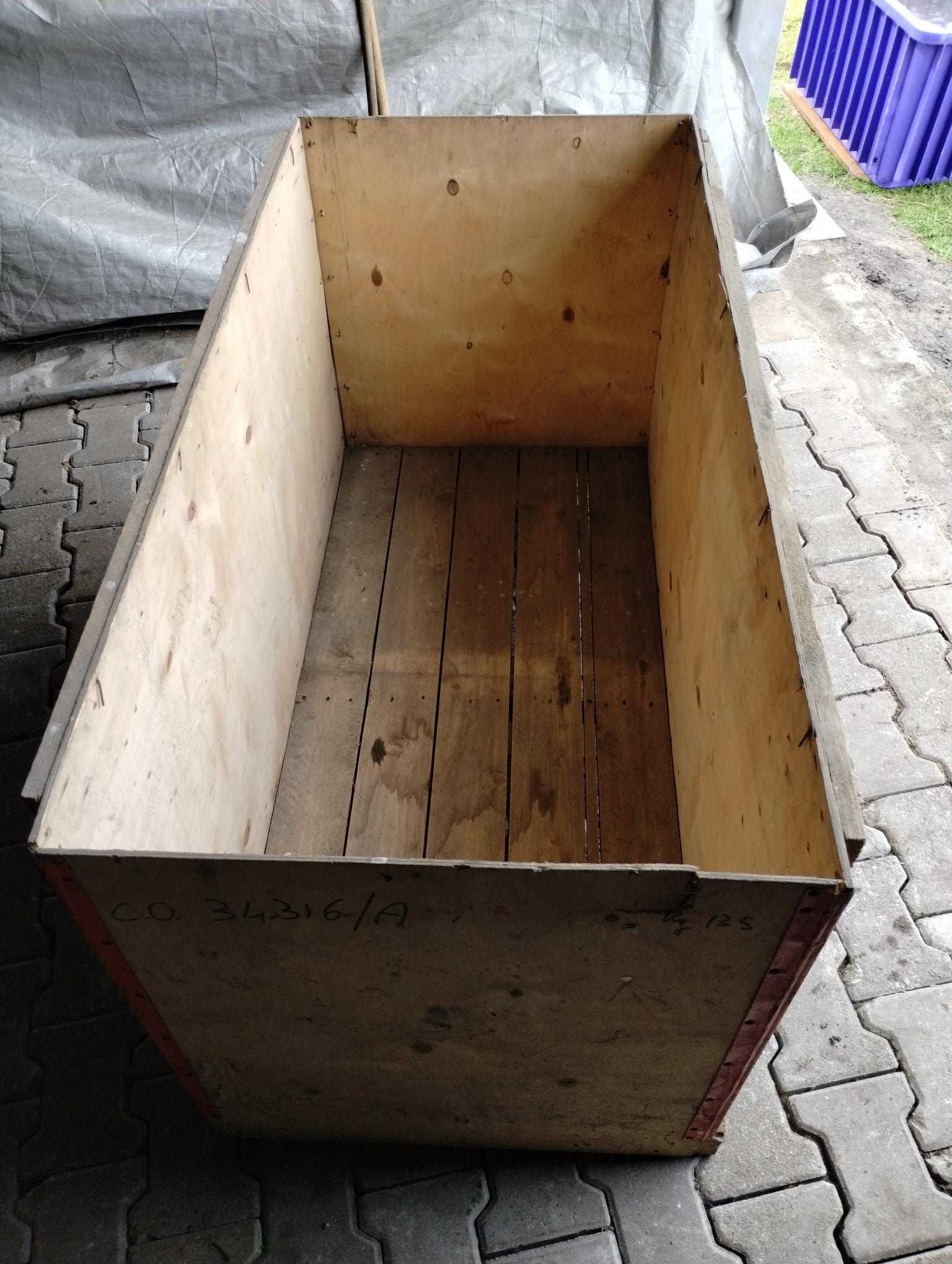 Skrzynia drewniana ze sklejki
