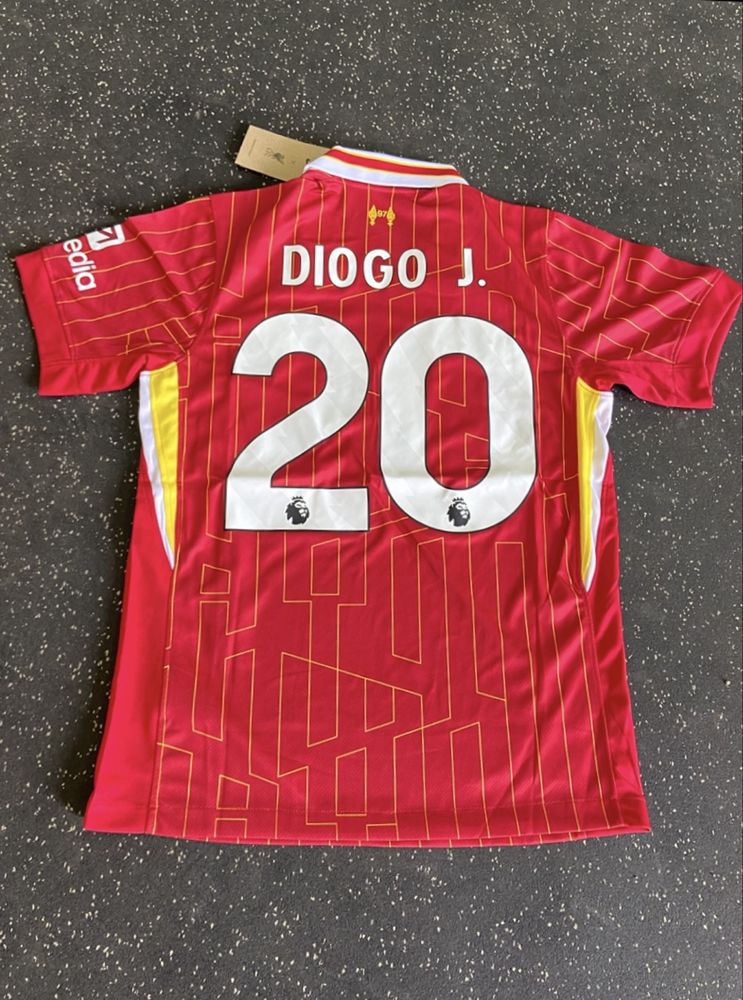 Equipamento Diogo Jota liverpool 24/25 homenagem novo com etiqueta
