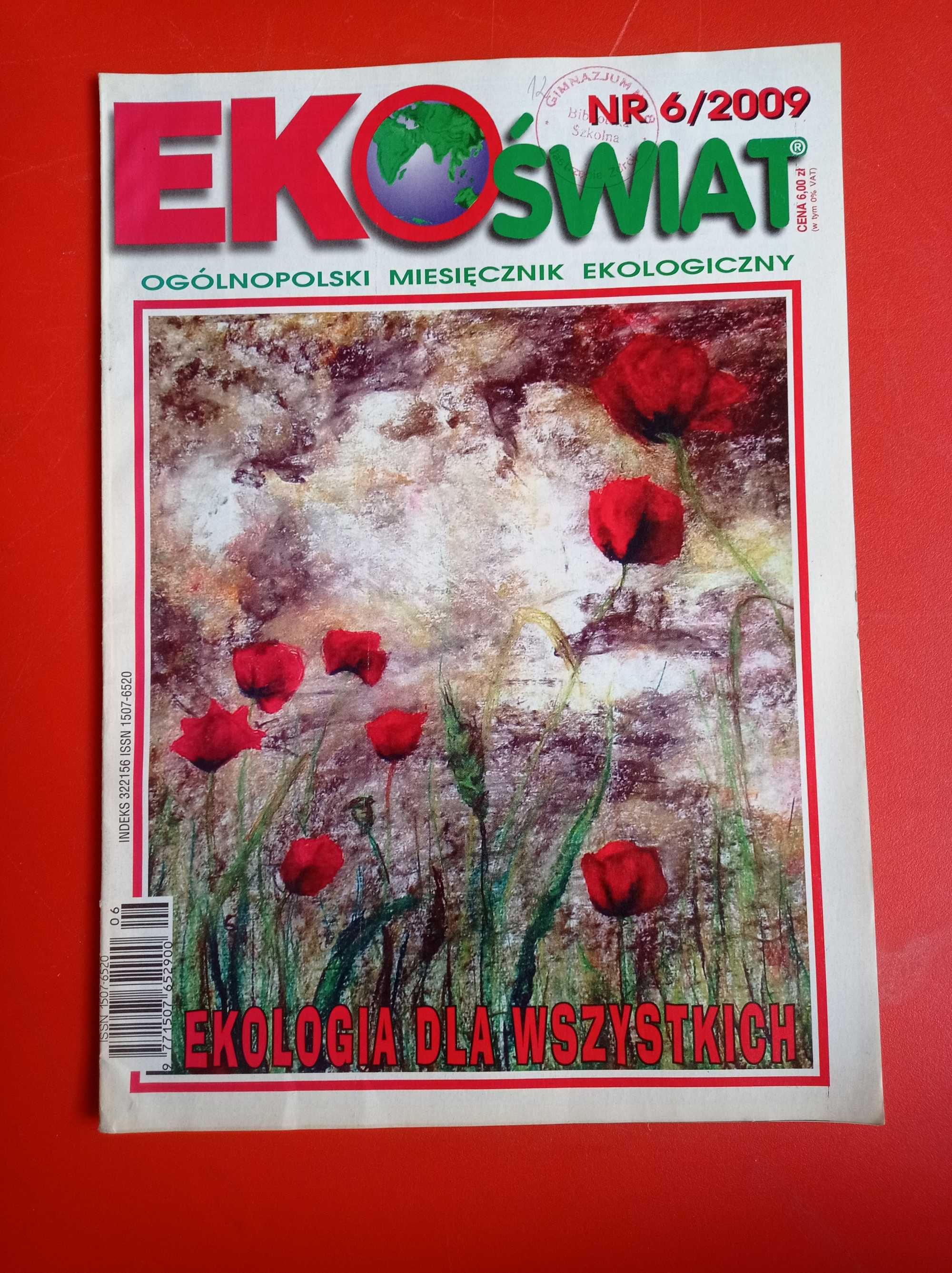 EkoŚwiat, miesięcznik ekologiczny, nr 6/2009, czerwiec 2009
