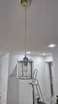 Zestaw 3 Lampy wiszące Glamour kryształowe