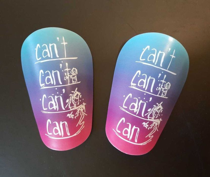 Футбольні щитки Can`t - Can, щитки міні, щитки як у Мудрика Can (S)