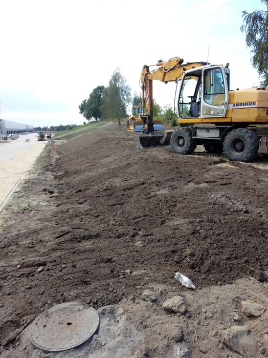 Usługi koparką kołową LIEBHERR