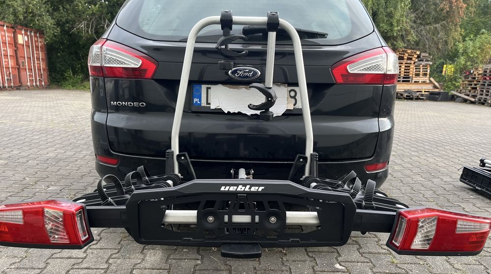 Bagażnik na hak 3 rowery e-bike Uebler X31-S składany solidny okazja