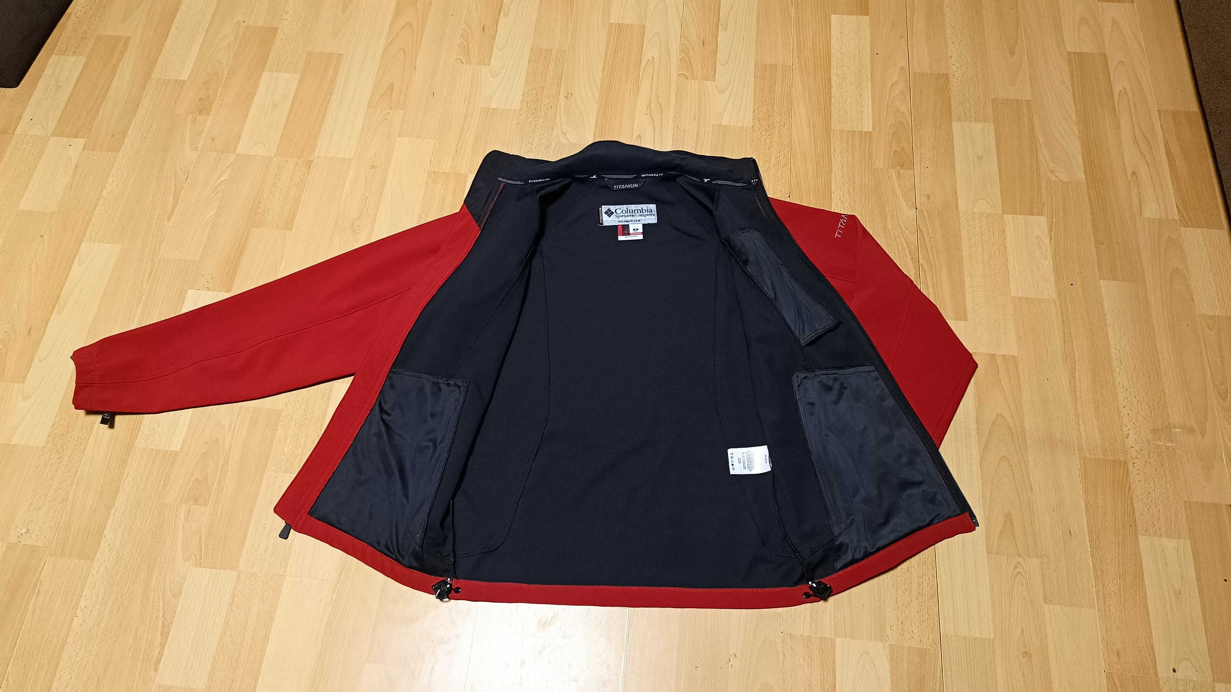 Męska kurtka softshell COLUMBIA TITANIUM r.S stan idealny