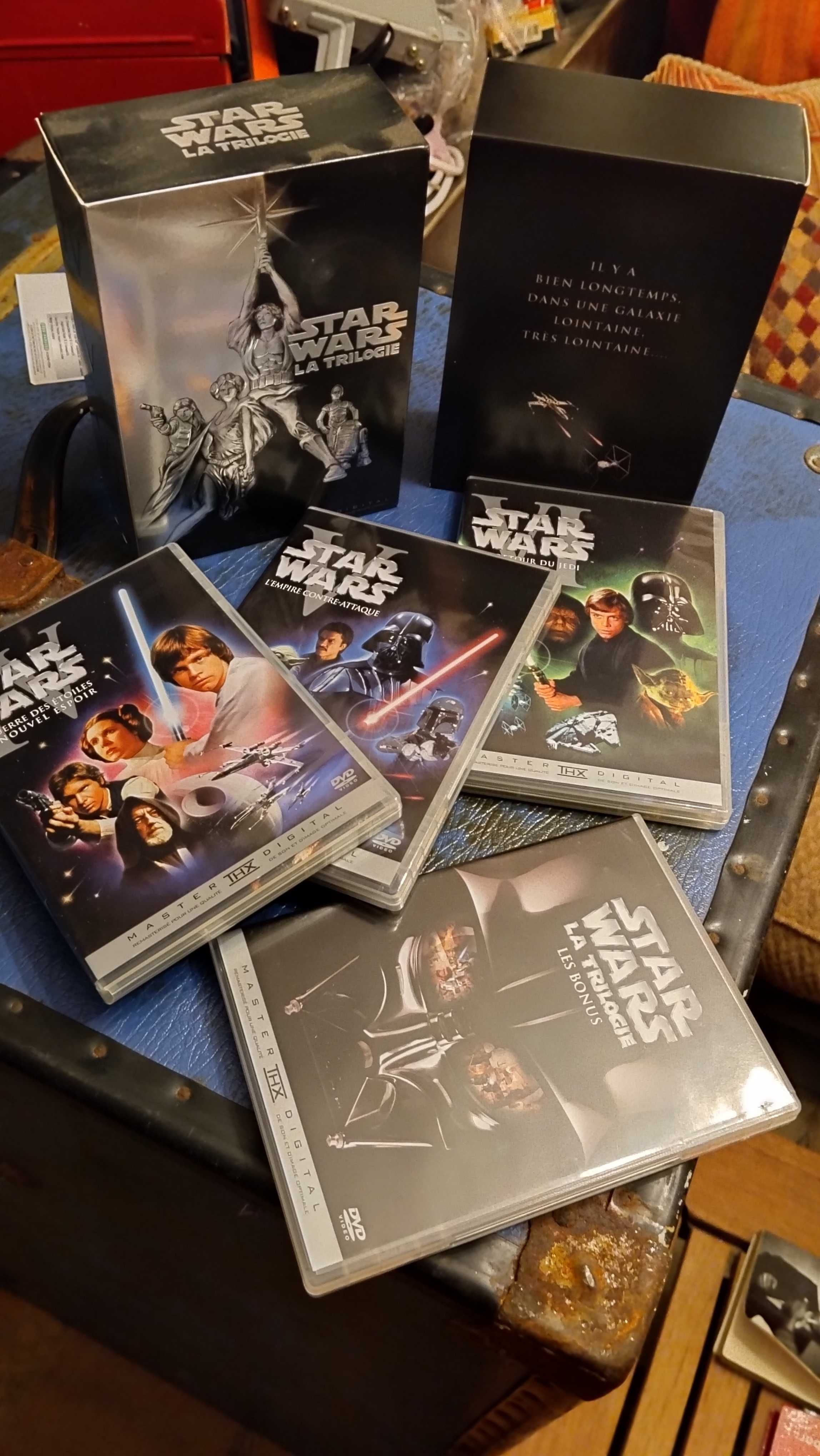 Coffret Star Wars IV/V/VI Français/English