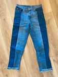 Jeansy patchworkowe Lindex