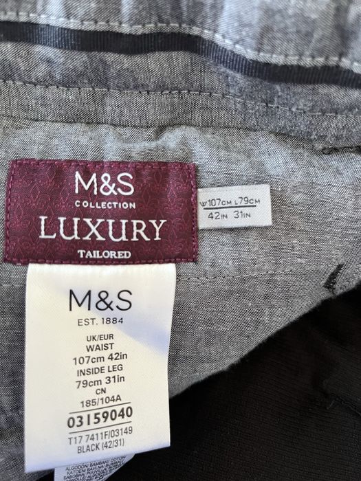 Чоловічі брюки великого розміру Marks & Spencer