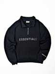 Essentials fear of god czarna bluza L logo