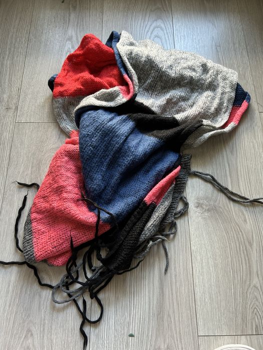 Szalik dziecięcy/ damski, kolorowy, H&M, jesien/ zima, bardzo dlugi