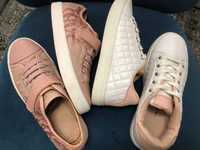 Кроссовки розовые балетки туфли босоножки сапожки резино 33-34-36 раз.