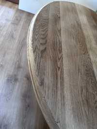Blat stół drewniany owalny okrągły  piekny stolik kawowy