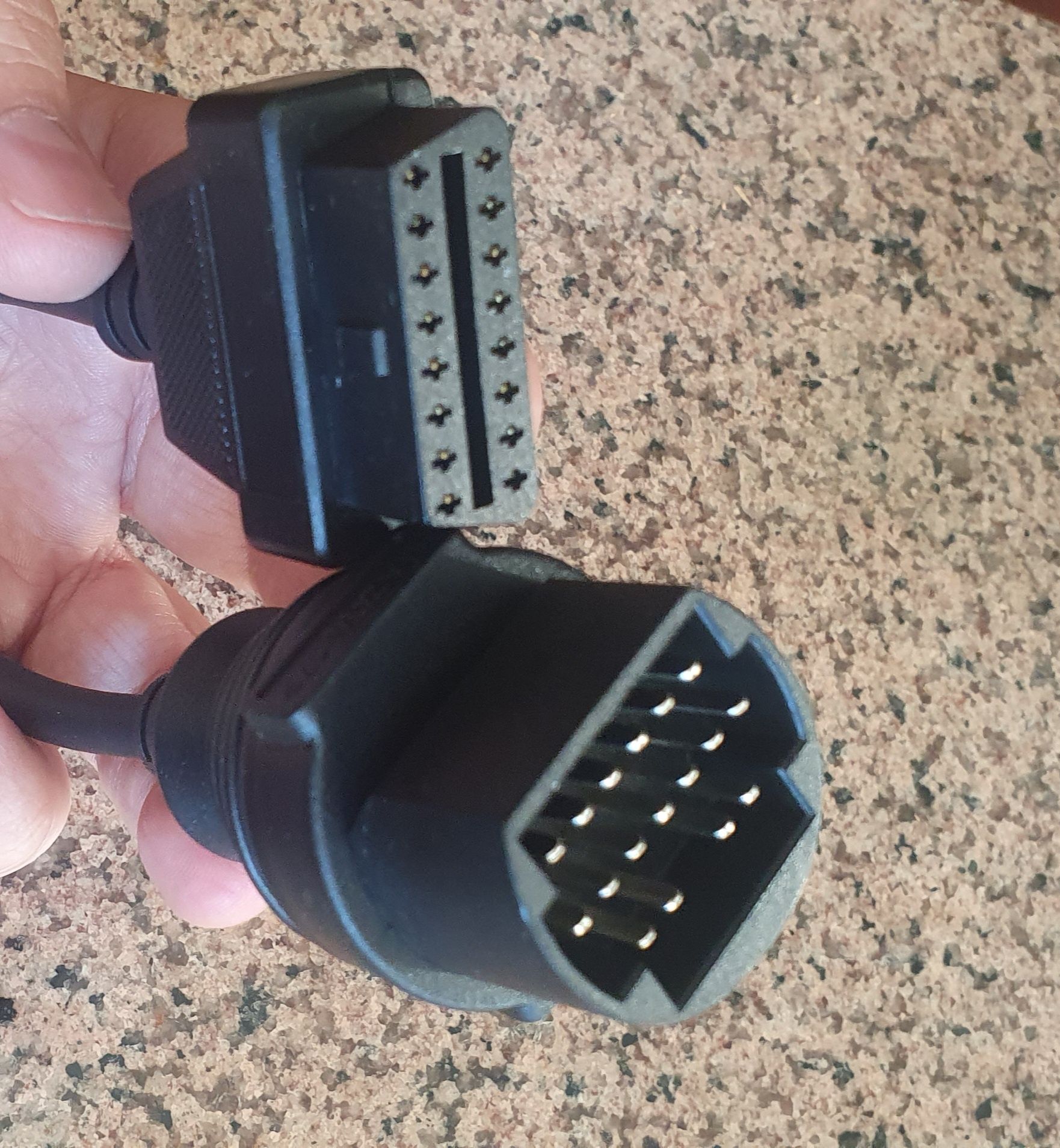 Adaptador OBD OBD2 Toyota, Ford, Mazda 17 pinos conversor