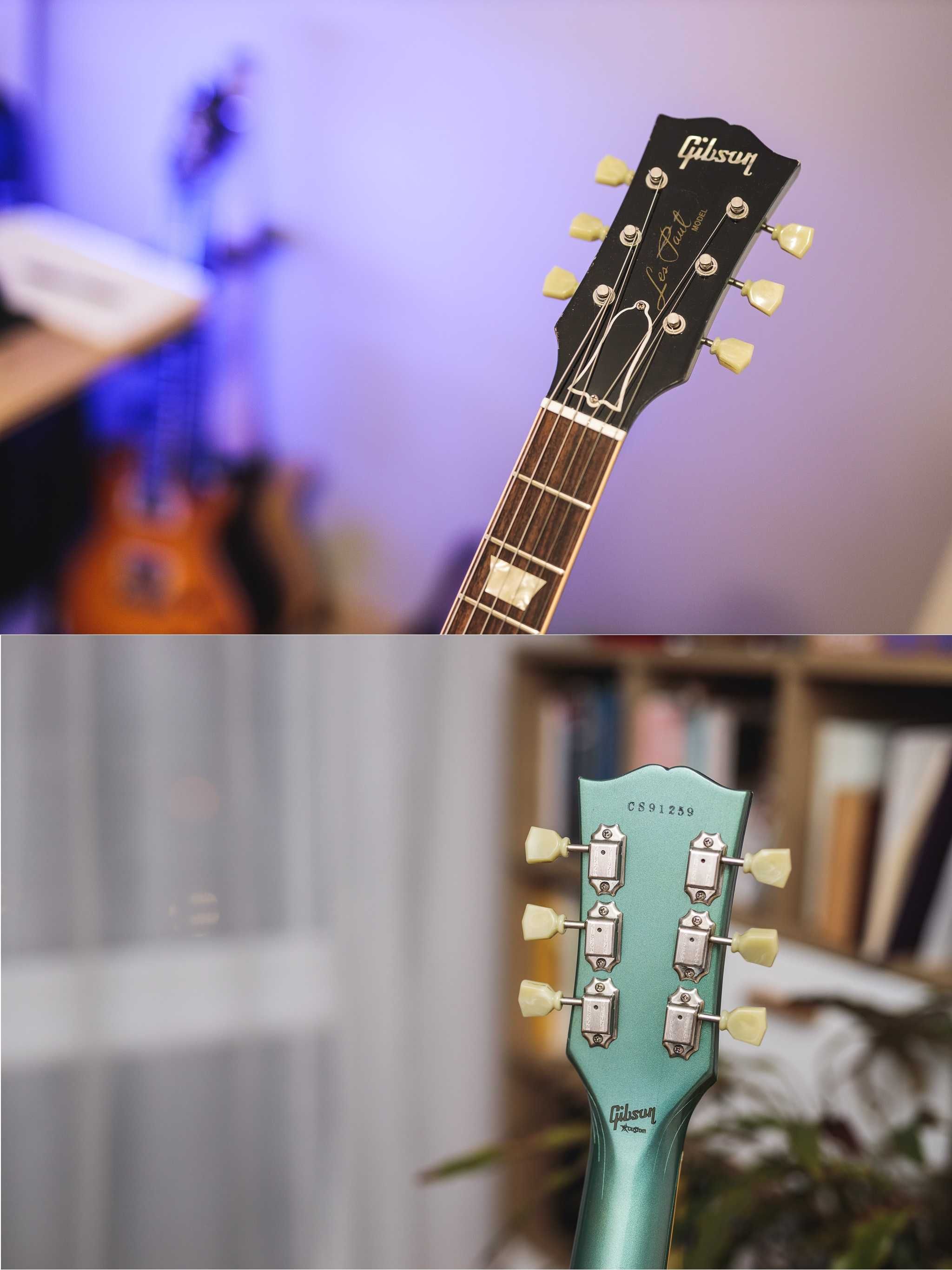 Gibson Les Paul Standard Custom Shop Pelham Blue Aged Nitro + futerał