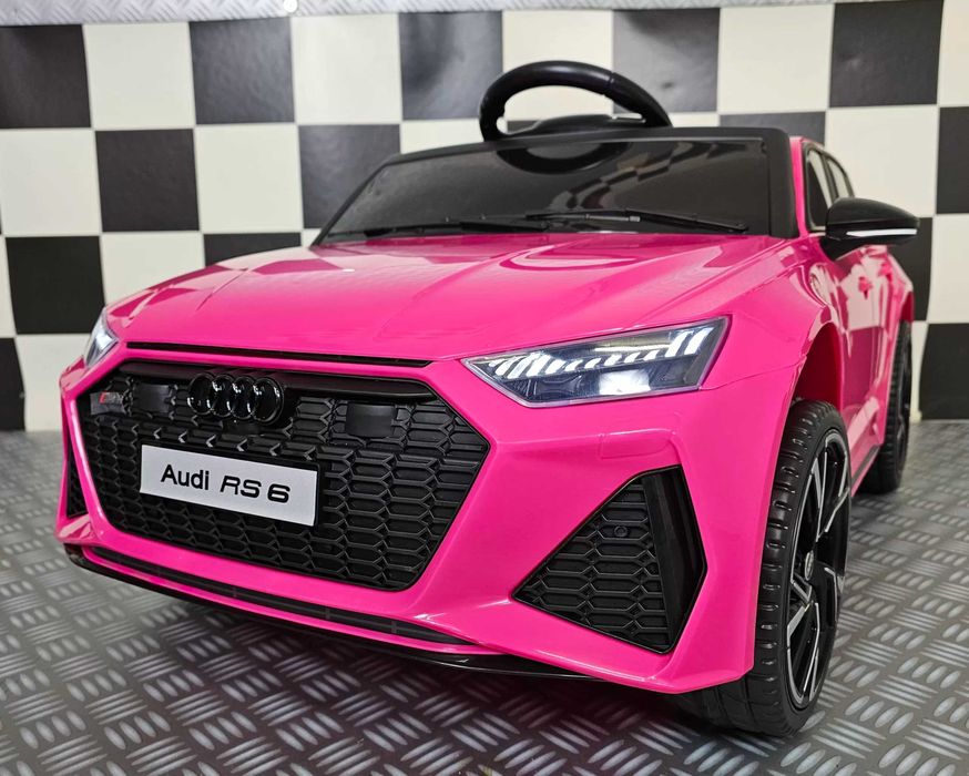 BAWIBUS.PL Auto samochód na akumulator różowe Audi RS6 pojazd