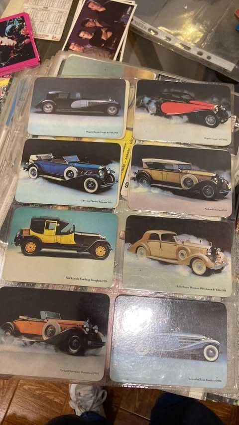 Capa com calendários de bolso (maioritariamente pré-1990)