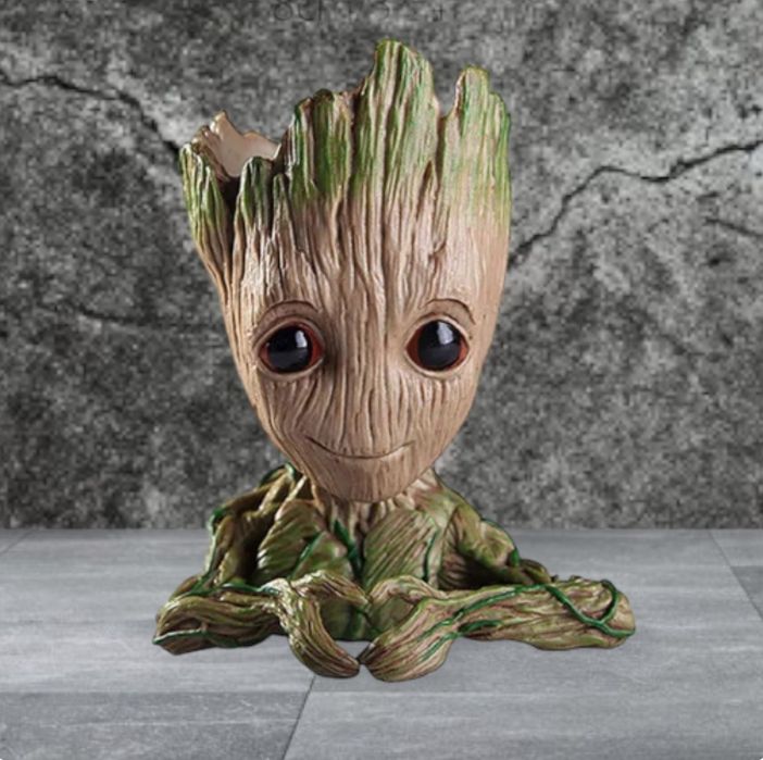 Marvel conjunto 4 Groot's guardiães da galáxia vaso suculentas