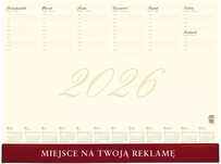 Kalendarz 2026 biuwar business. Wokół nas