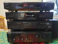 Wieża SONY Wzmacniacz+CD+Equalizer+Radio