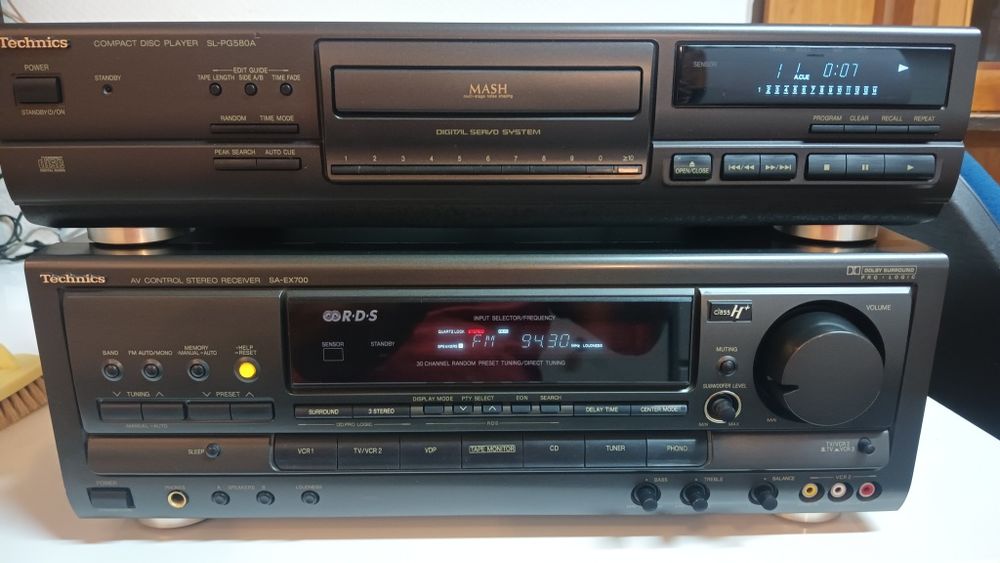 Zestaw Technics SA-EX700 oraz CD SL-PG580A