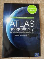 Atlas geograficzny, wydawnictwo nowa era, rok wydania 2016.
