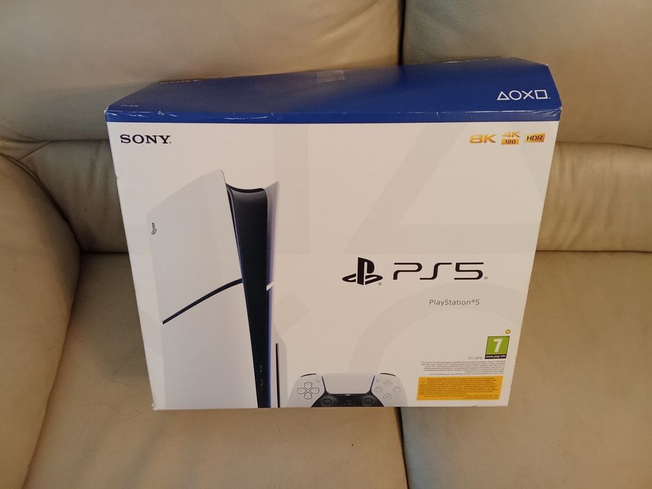 Konsola PS 5 SLIM 1 TB z Napędem Jak Nowa