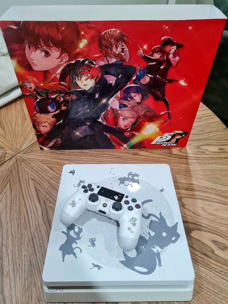 Playstation 4 Slim White Persona 5 Royal Edition