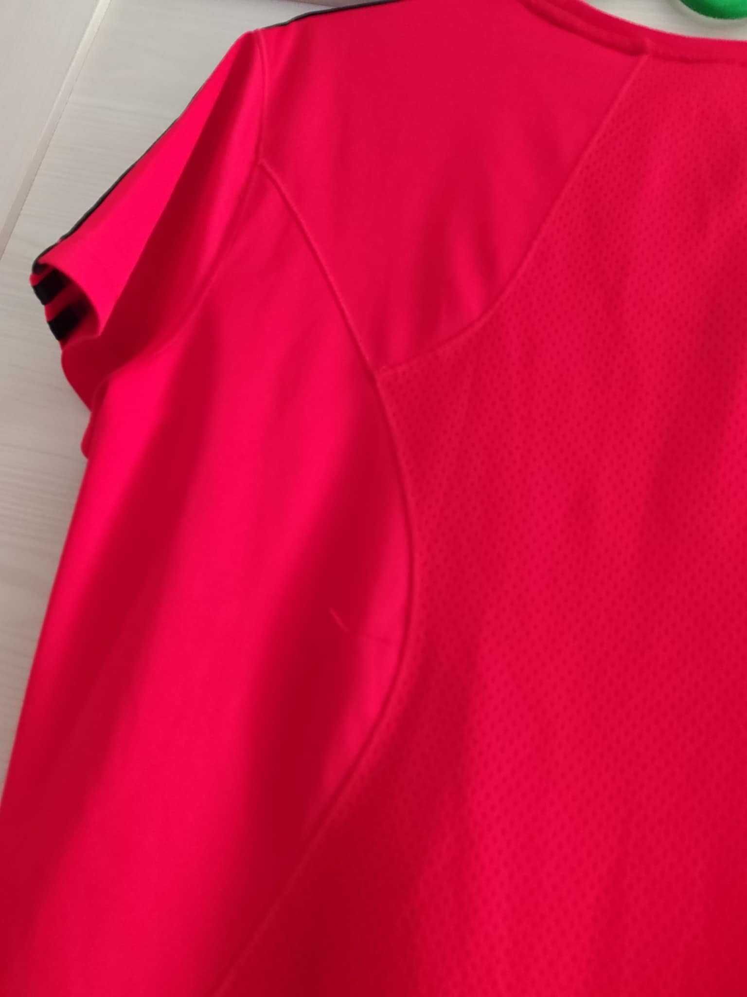 Koszulka sportowa damska Adidas czerwona roz 40
