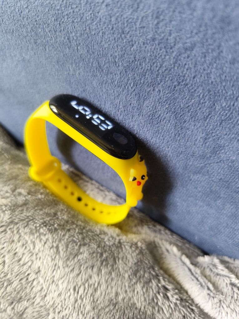 Zegarek Pikachu dziecięcy led cyfrowy