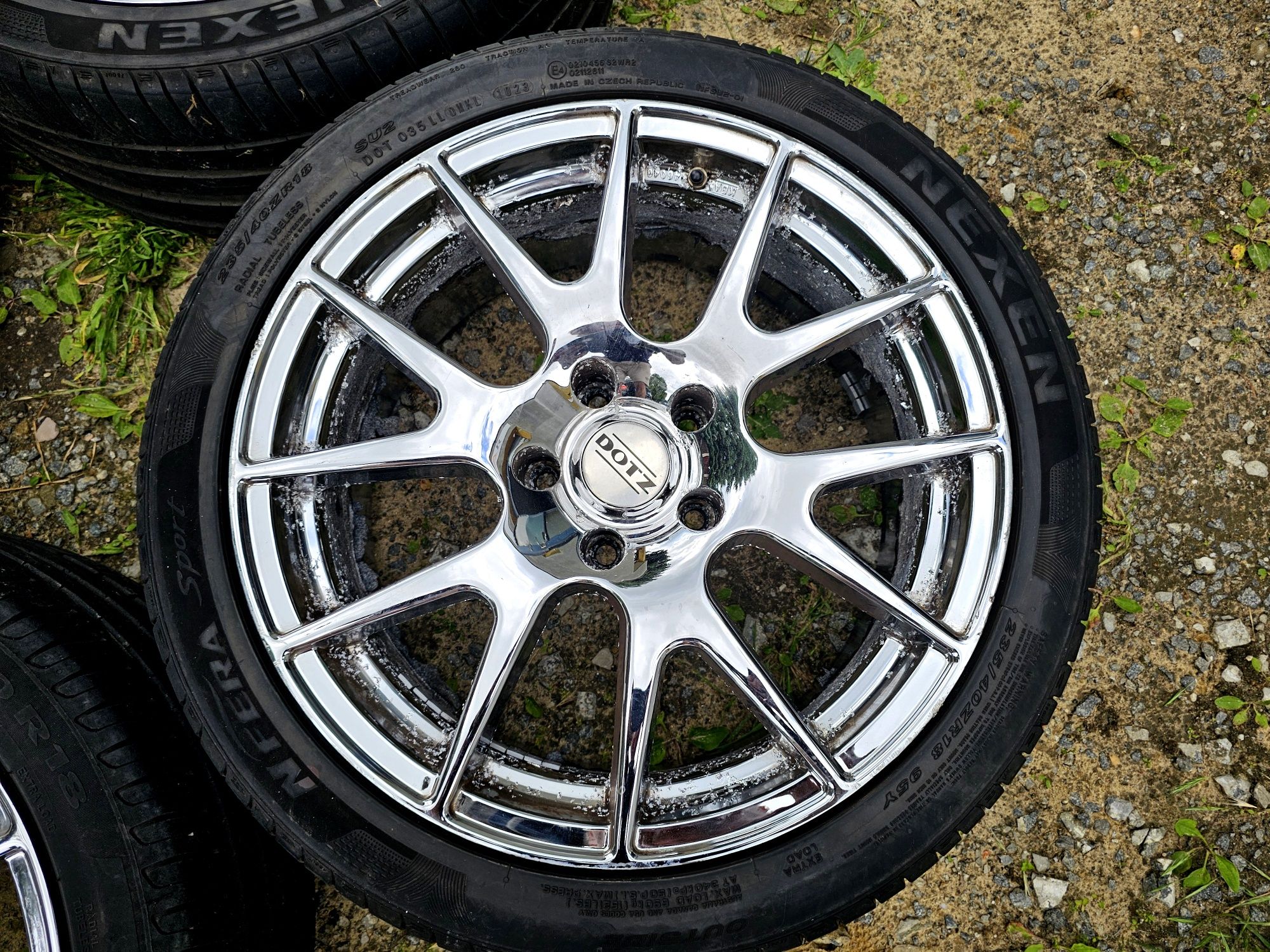 Alu Felgi 18" BMW Dotz 3 5 e60 e61 e90 e91 F10 F11 e39 Chrom 5x120