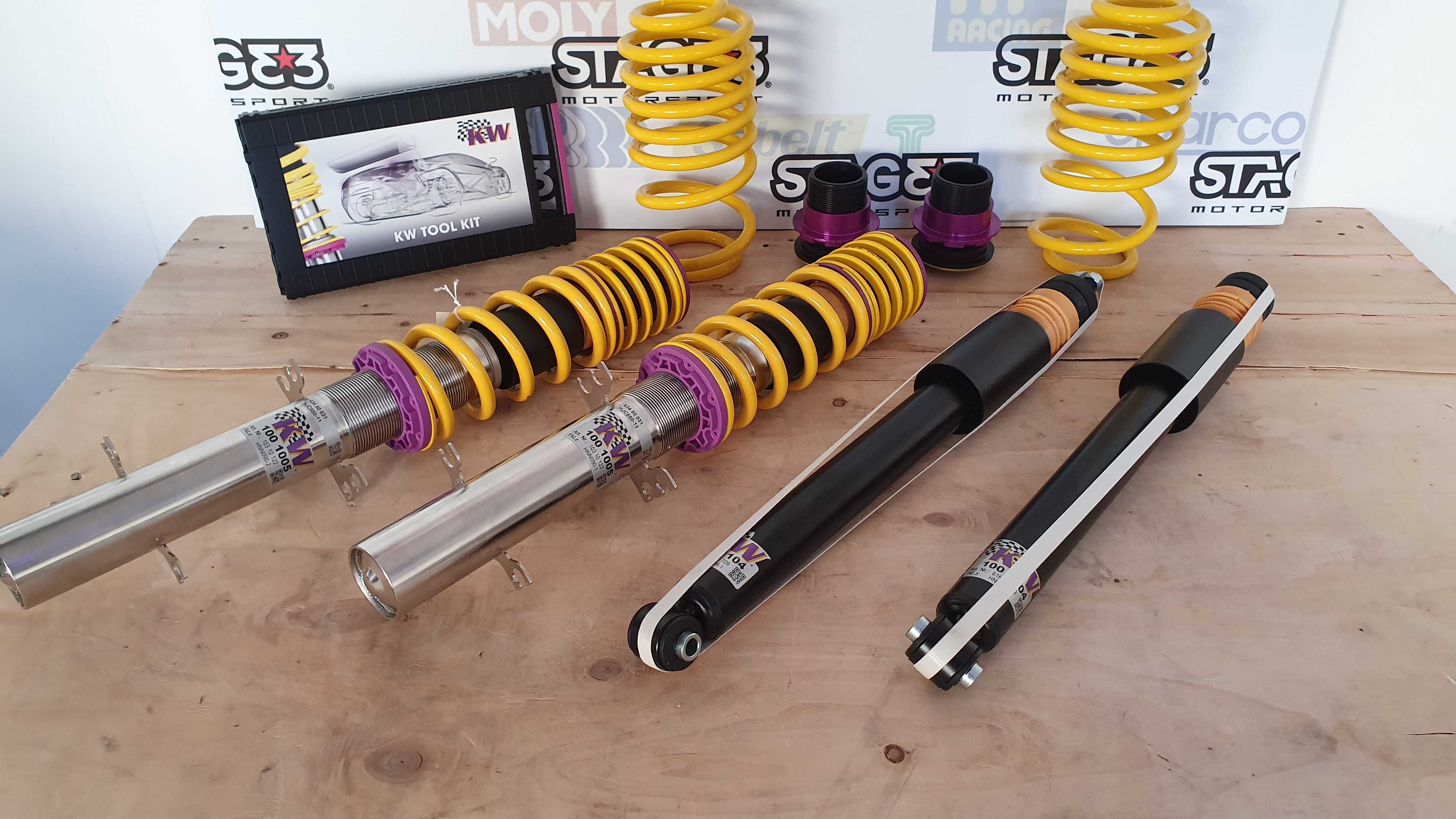 Suspensão Coilovers Molas Amortecedores MTS Bilstein AP TEIN BC Racing