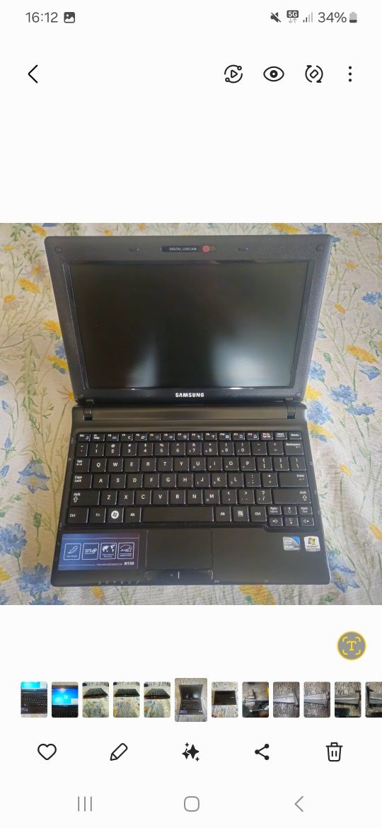 Notebook Samsung n150